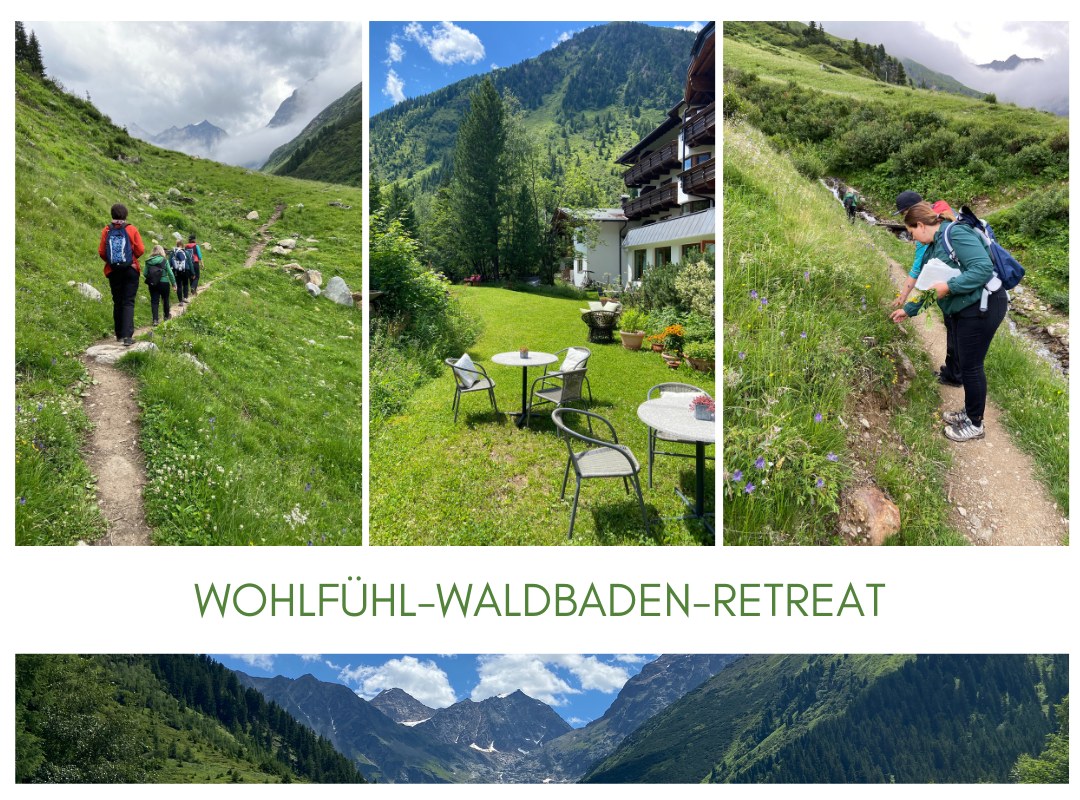 Waldbaden Retreat von achtsame Walderlebnisse und Hotel Gletscherblick